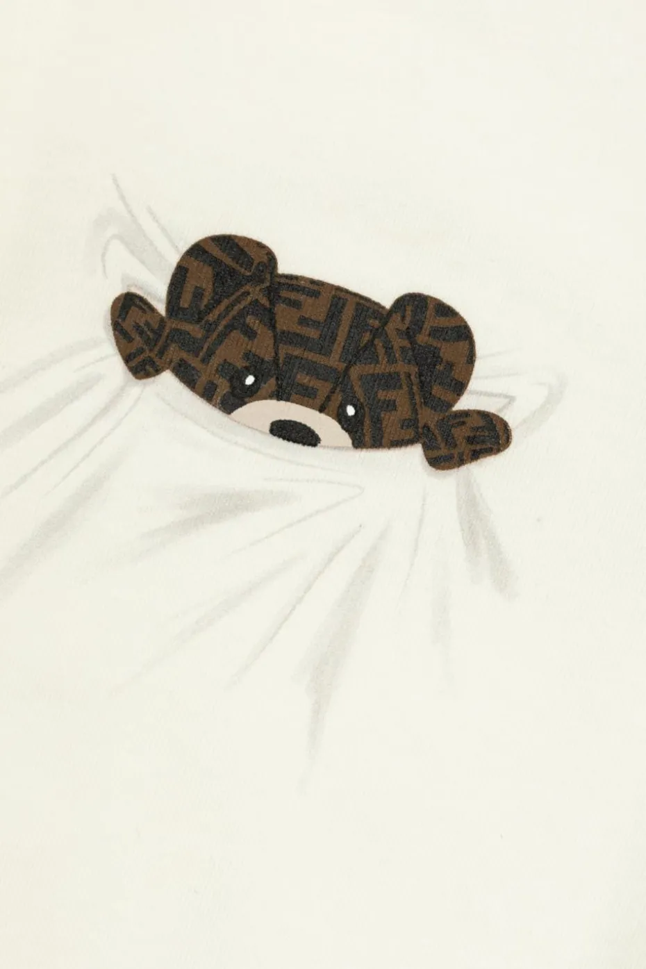Fendi Kids WHITE Printed T-shirt