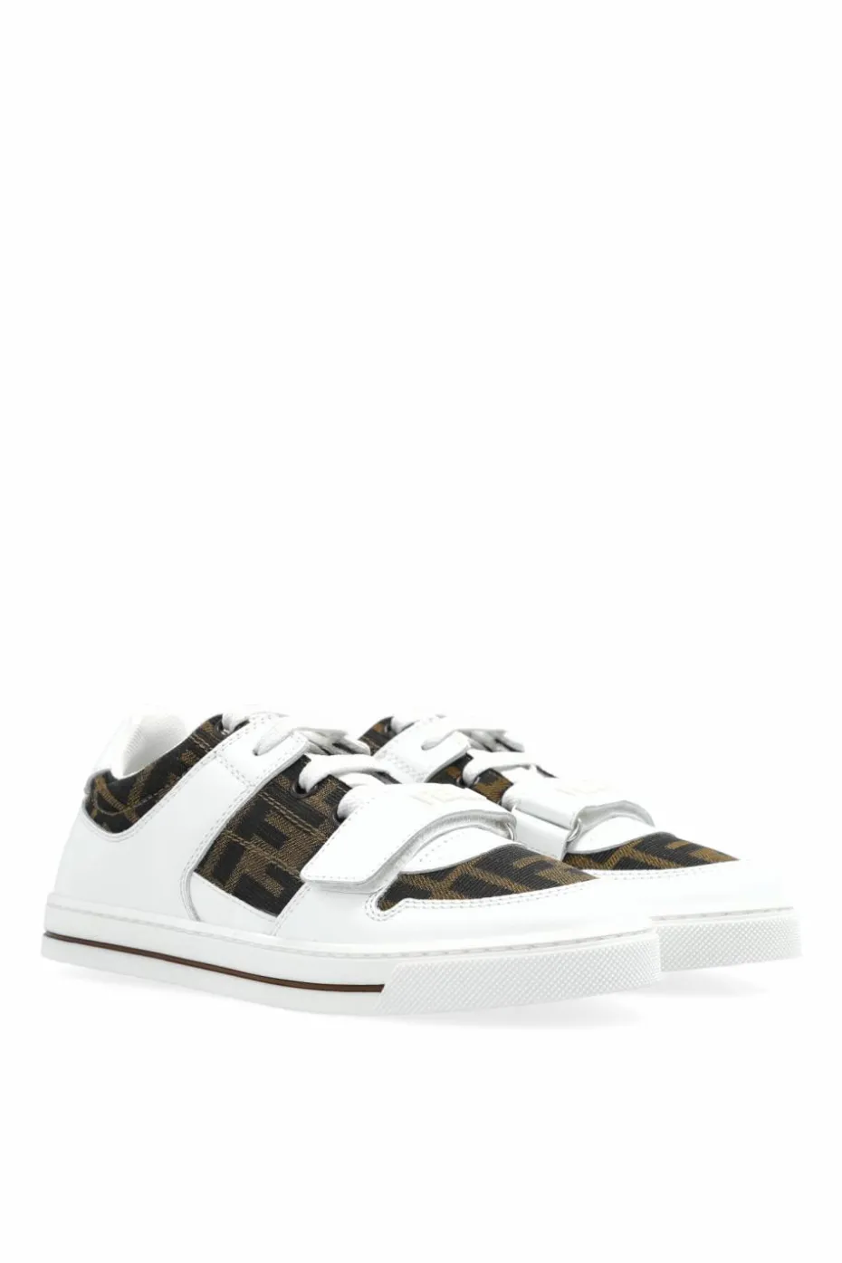 Fendi Kids WHITE Sneakers with logo
