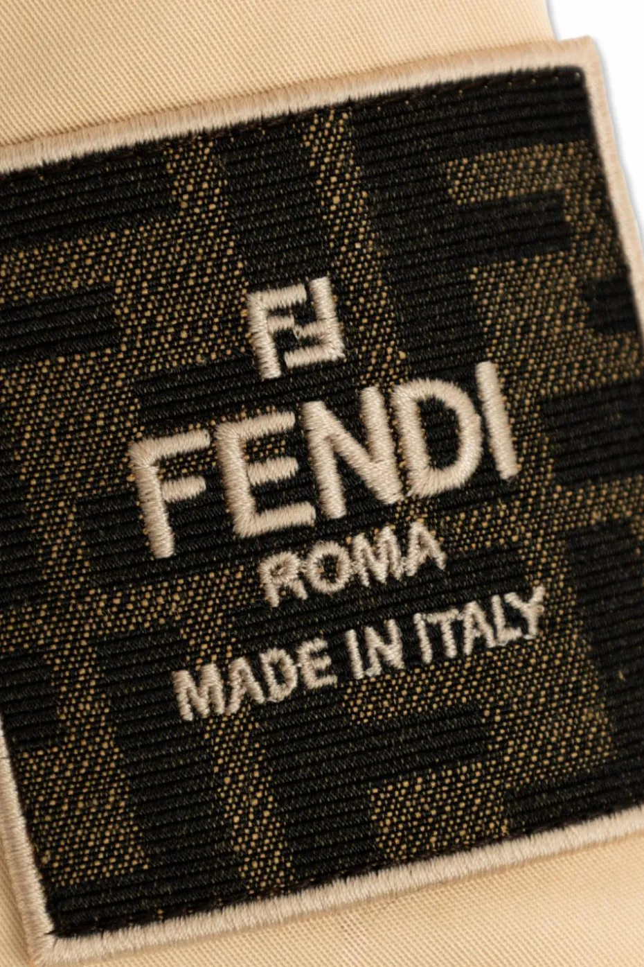 Fendi Kids WHITE Sweatpants with pocket