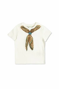 Fendi Kids WHITE T-shirt with print