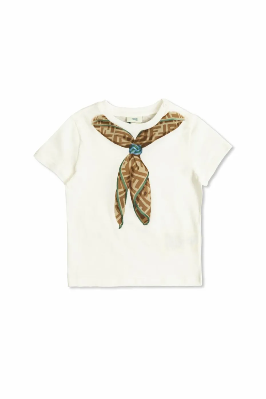 Fendi Kids WHITE T-shirt with print