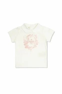 Fendi Kids WHITE T-shirt with logo