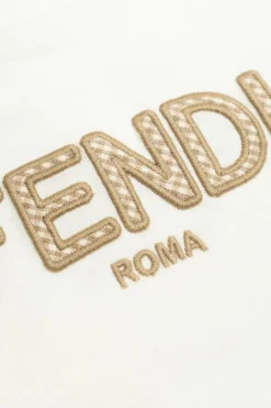 Fendi Kids WHITE T-shirt with logo