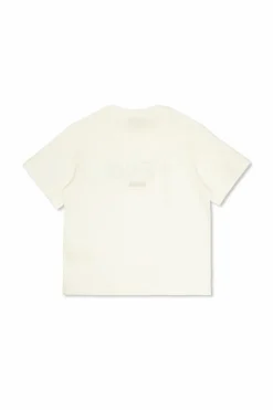 Fendi Kids WHITE T-shirt with a colorful printed logo