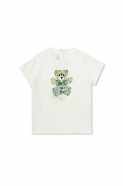 Fendi Kids WHITE T-shirt with colorful print