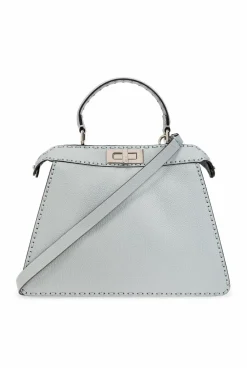 Fendi light blue āPeekaboo Mediumā shoulder bag