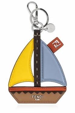 Fendi MULTICOLOUR Boat-shaped keychain