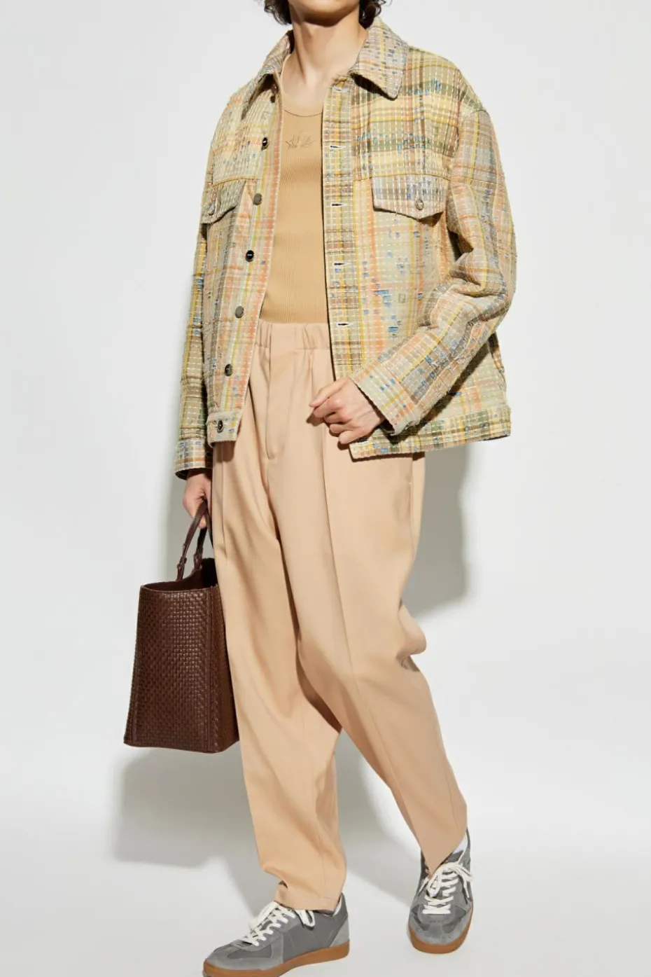 Fendi MULTICOLOUR Jacket with distressed effect