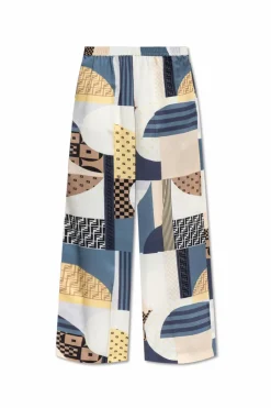 Fendi MULTICOLOUR Loose-fit trousers
