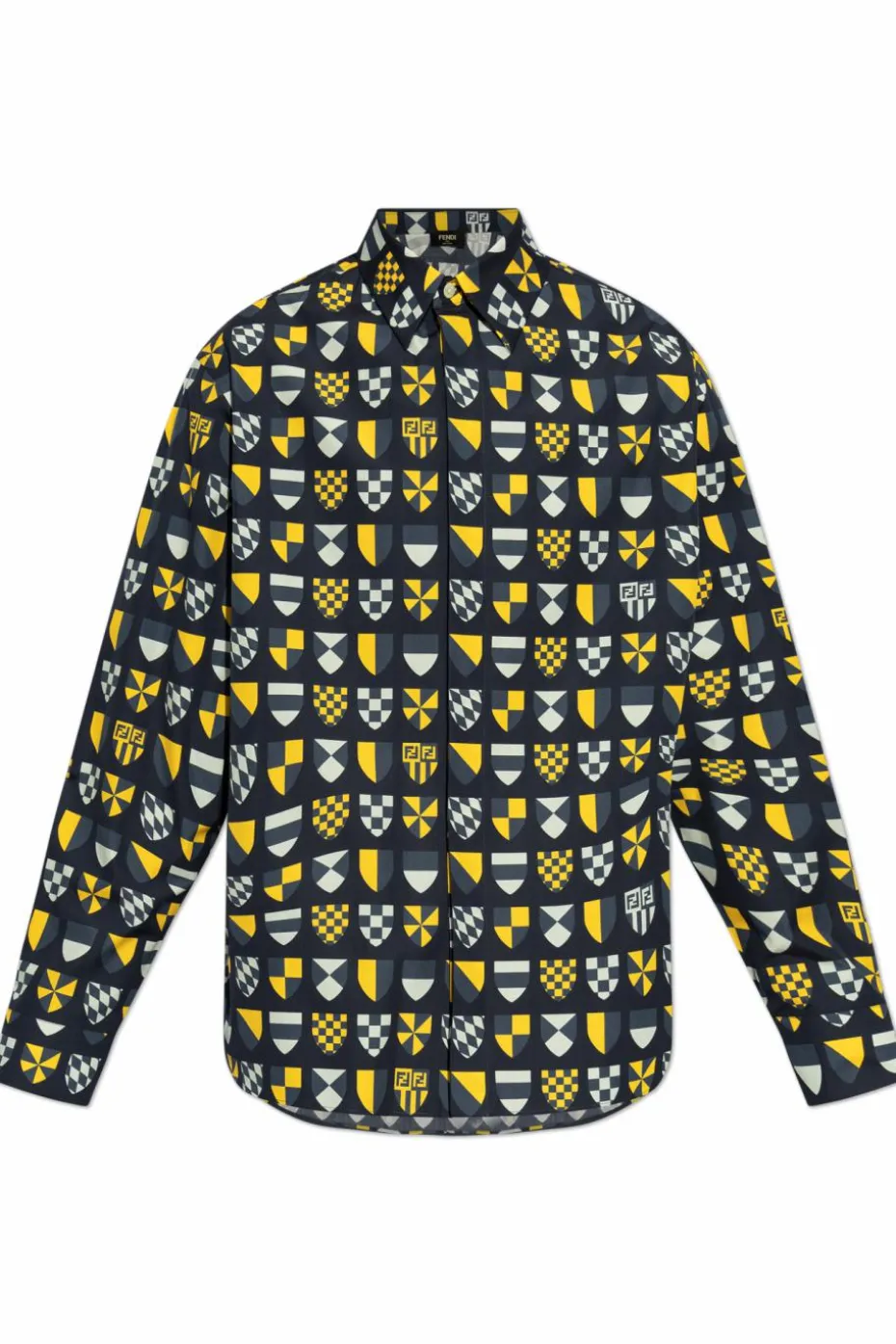 Fendi NAVY BLUE Cotton shirt