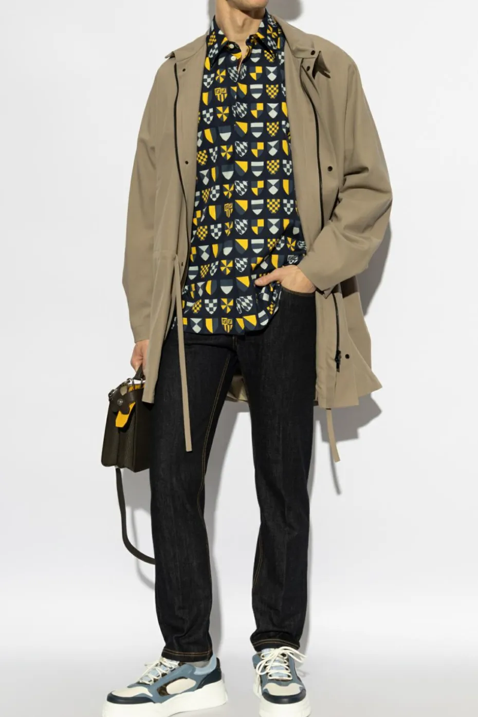 Fendi NAVY BLUE Cotton shirt