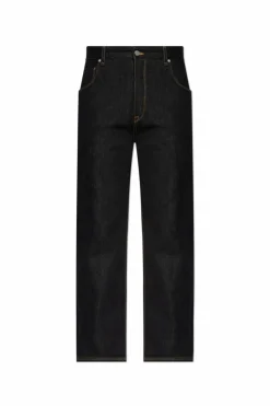 Fendi NAVY BLUE Jeans with logo