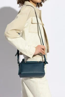 Fendi NAVY BLUE Shoulder bag By The Way Selleria Mini