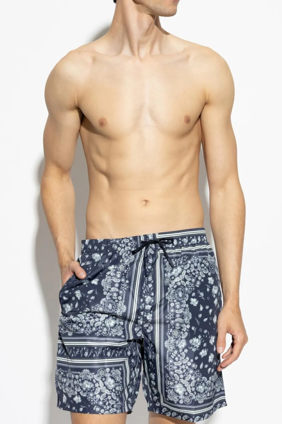 Fendi NAVY BLUE Swim shorts