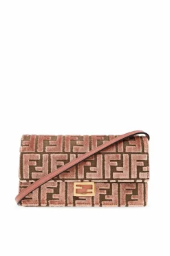 Fendi PINK Baguette belt wallet