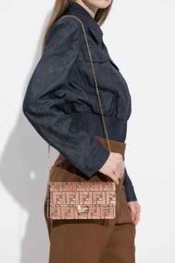 Fendi PINK Baguette belt wallet