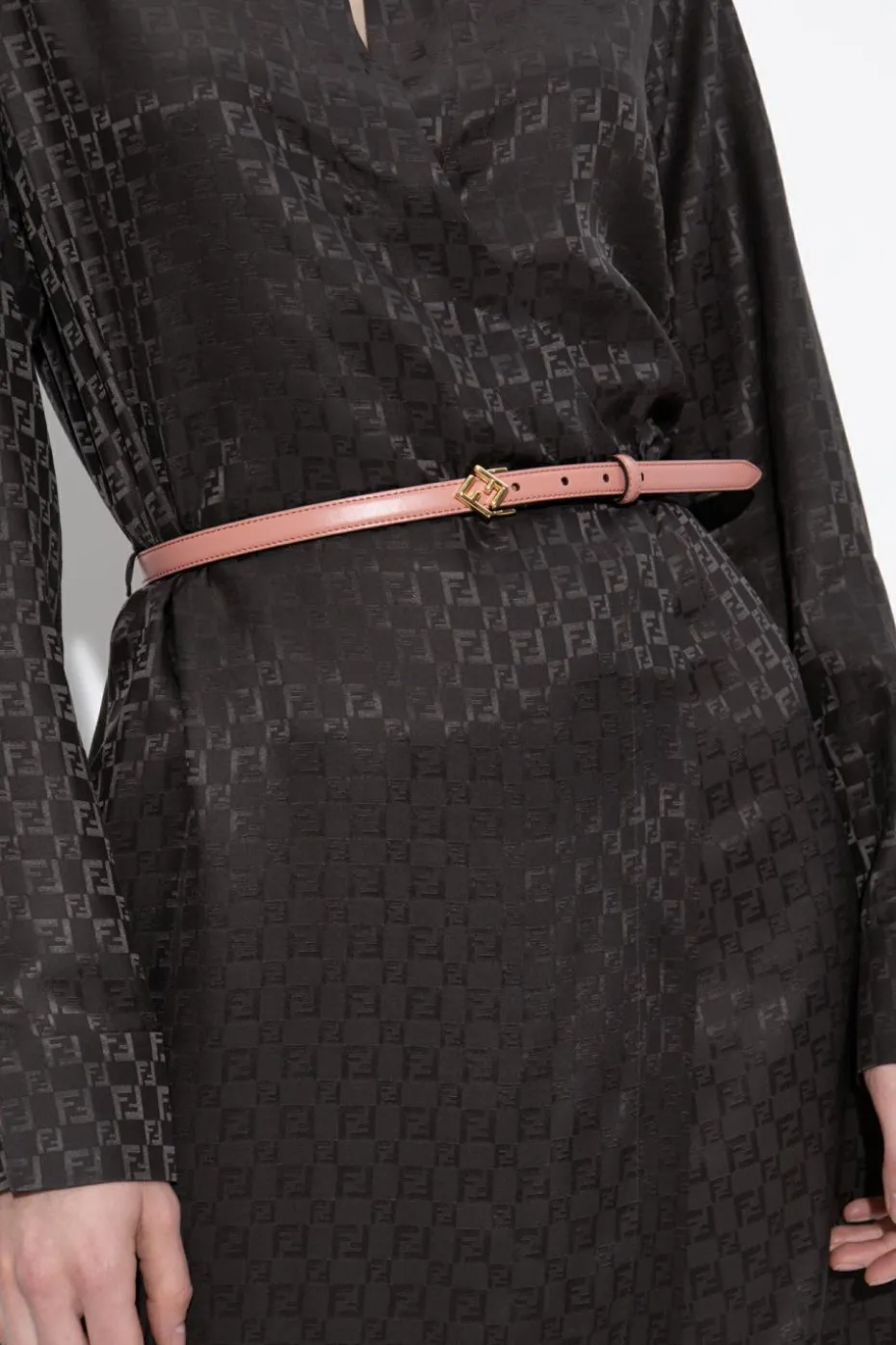 Fendi PINK Leather belt