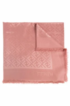 Fendi PINK Scarf with monogram