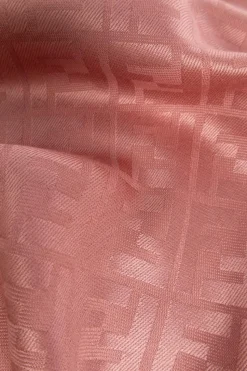 Fendi PINK Scarf with monogram