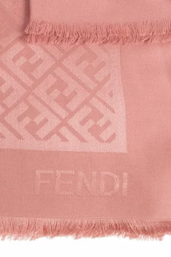 Fendi PINK Scarf with monogram