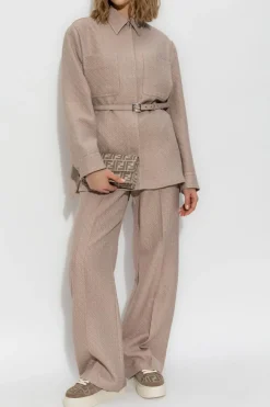Fendi PINK Wool jacket