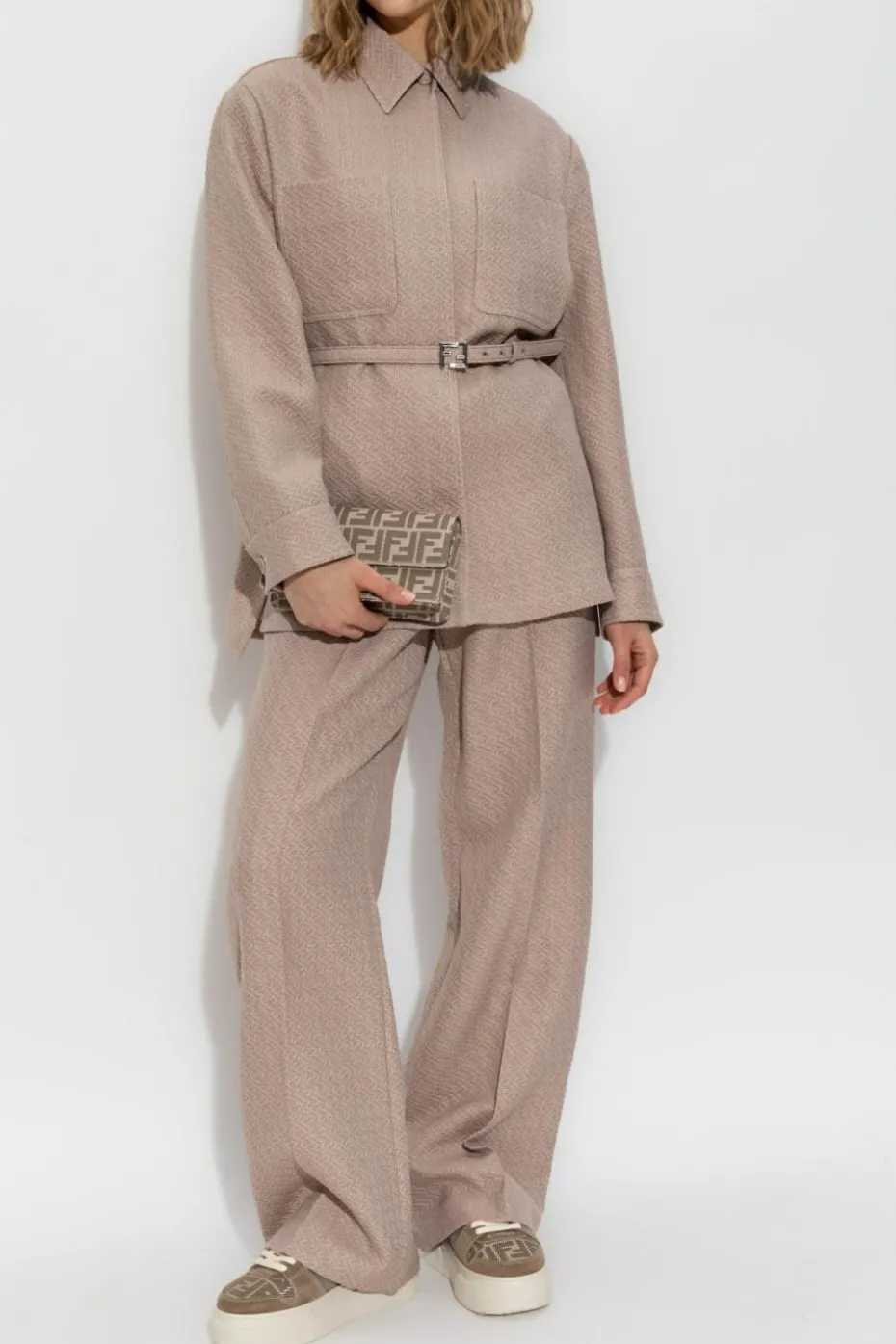 Fendi PINK Wool Pants