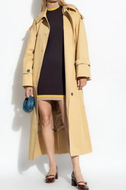 Fendi PURPLE Dress with high collar