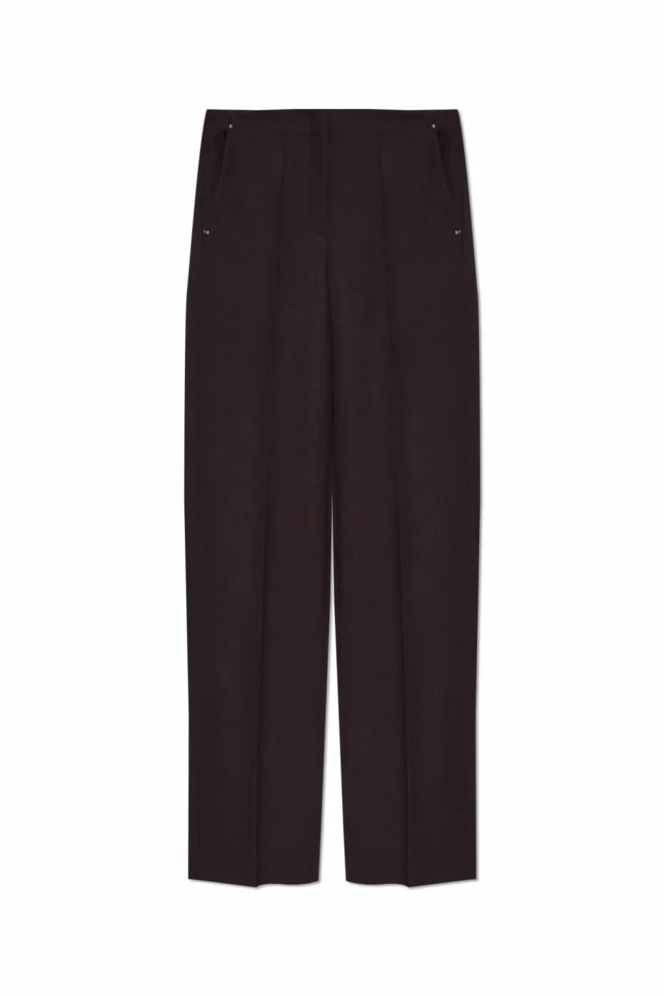 Fendi PURPLE Wool pants with crease
