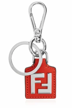 Fendi RED Keychain with logo