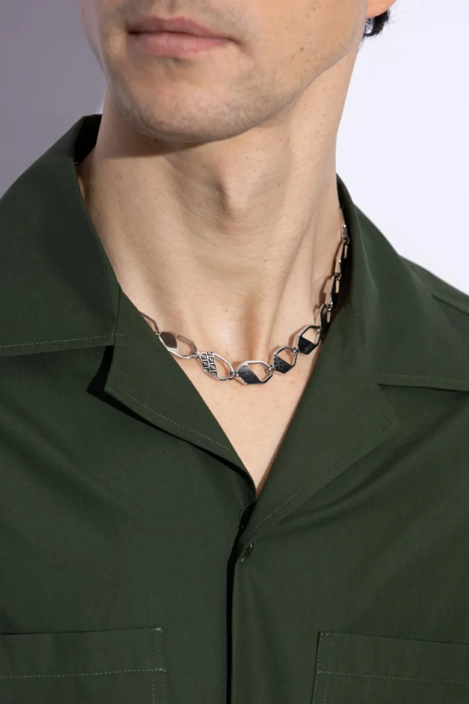 Fendi SILVER Brass necklace