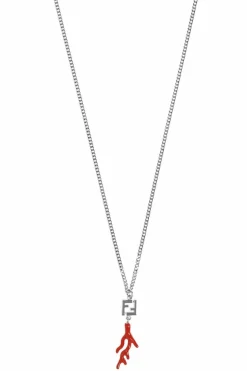 Fendi SILVER Brass necklace