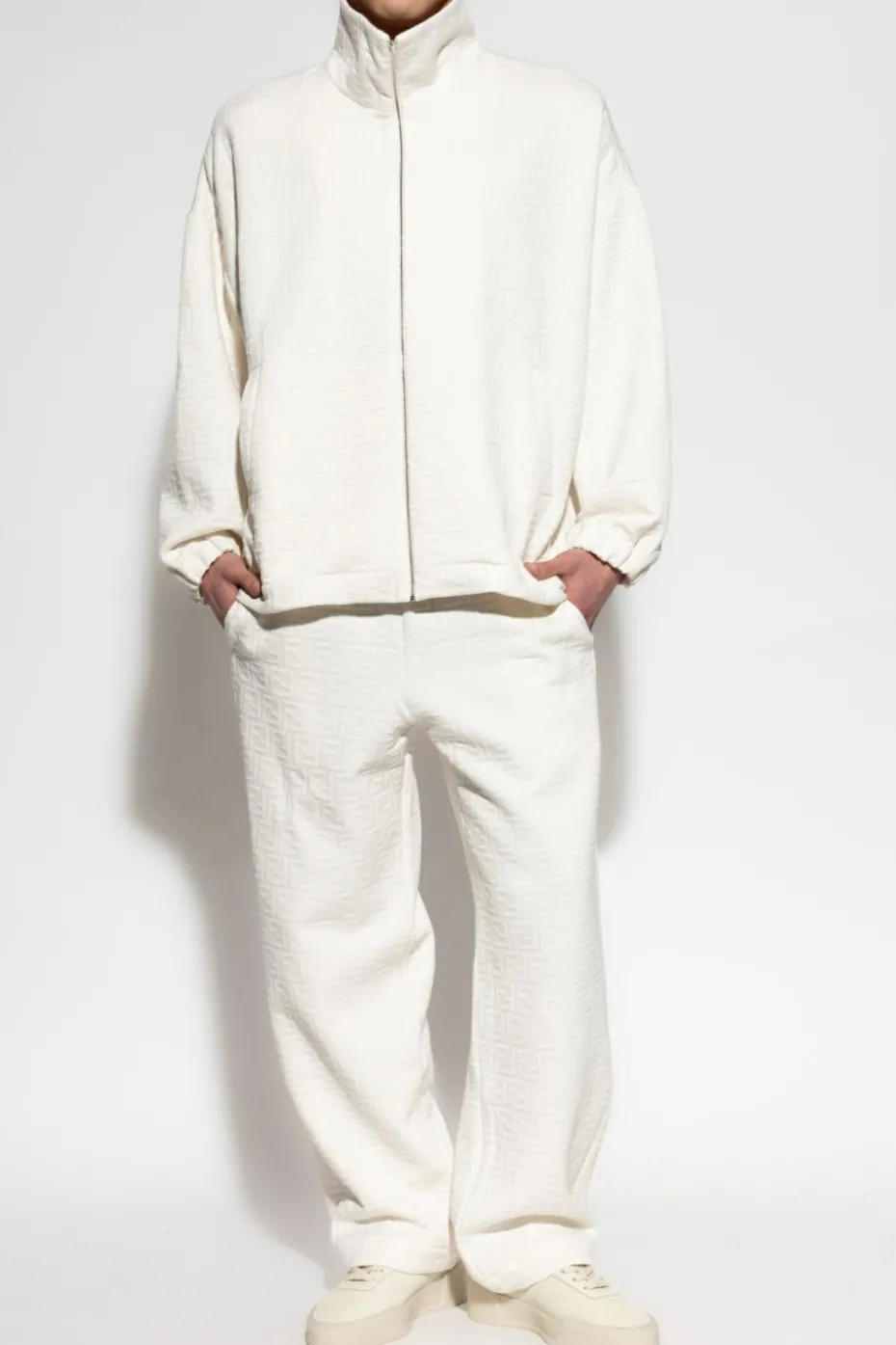 Fendi WHITE Monogram pants