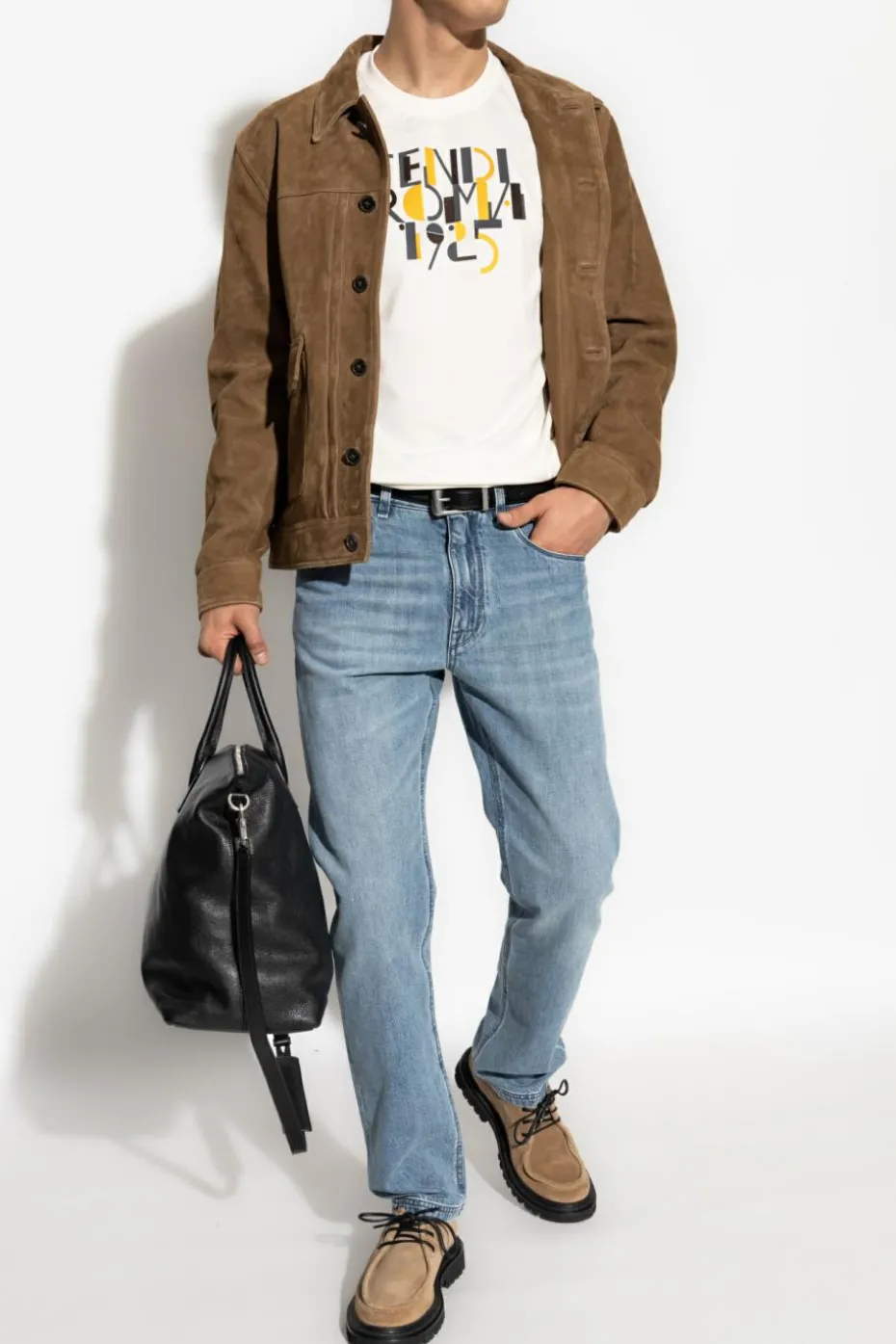 Fendi WHITE T-shirt with logo