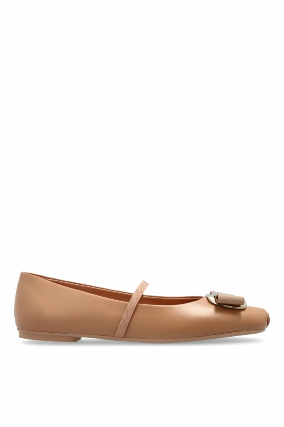 FERRAGAMO beige Ballet flats "Zina"