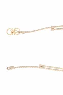 FERRAGAMO beige Braided belt