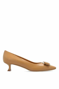 FERRAGAMO beige Heeled shoes 'Zelma' by FERRAGAMO