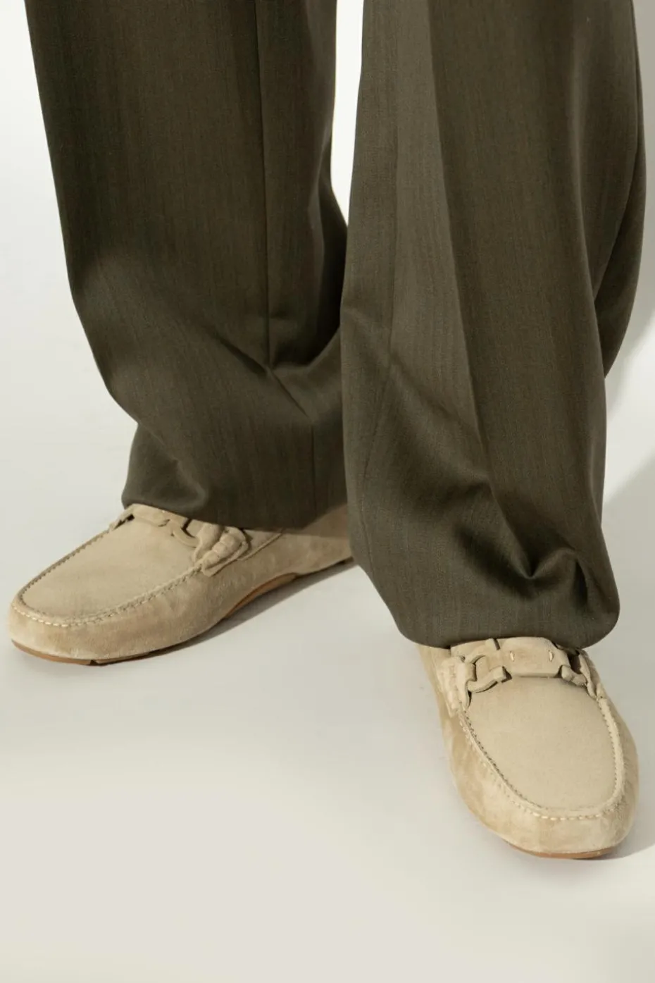 FERRAGAMO beige Leather shoes Byte