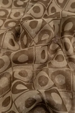 FERRAGAMO beige Scarf with monogram