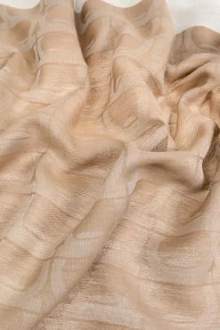 FERRAGAMO beige Scarf with monogram
