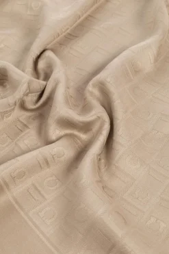 FERRAGAMO beige Scarf with monogram