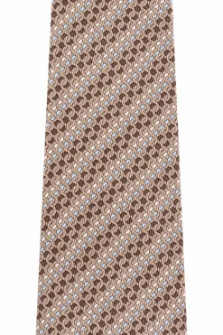 FERRAGAMO beige Silk tie