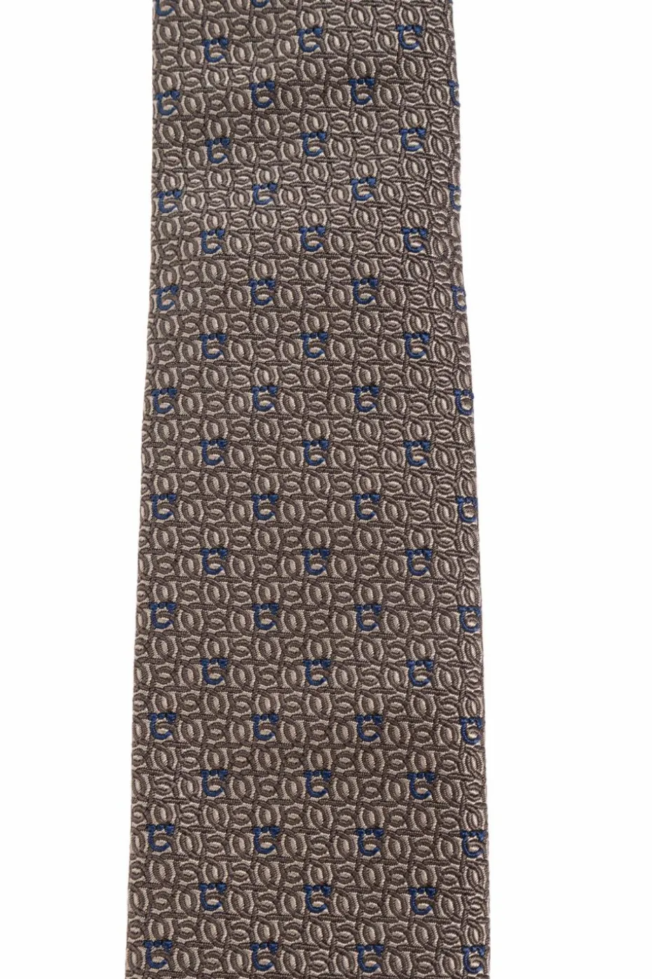 FERRAGAMO beige Silk tie