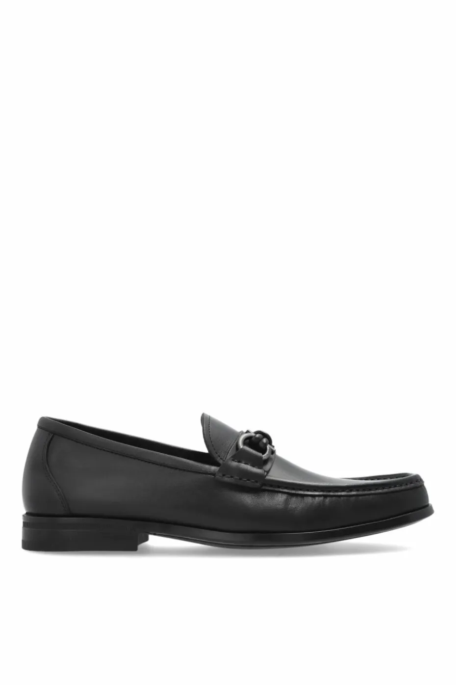 FERRAGAMO BLACK "Alain" loafers shoes