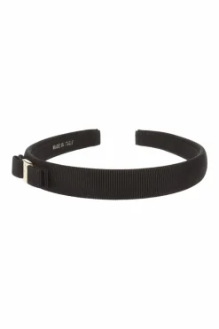 FERRAGAMO BLACK Appliqued headband