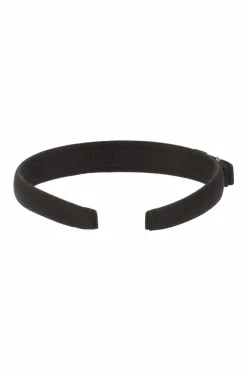 FERRAGAMO BLACK Appliqued headband