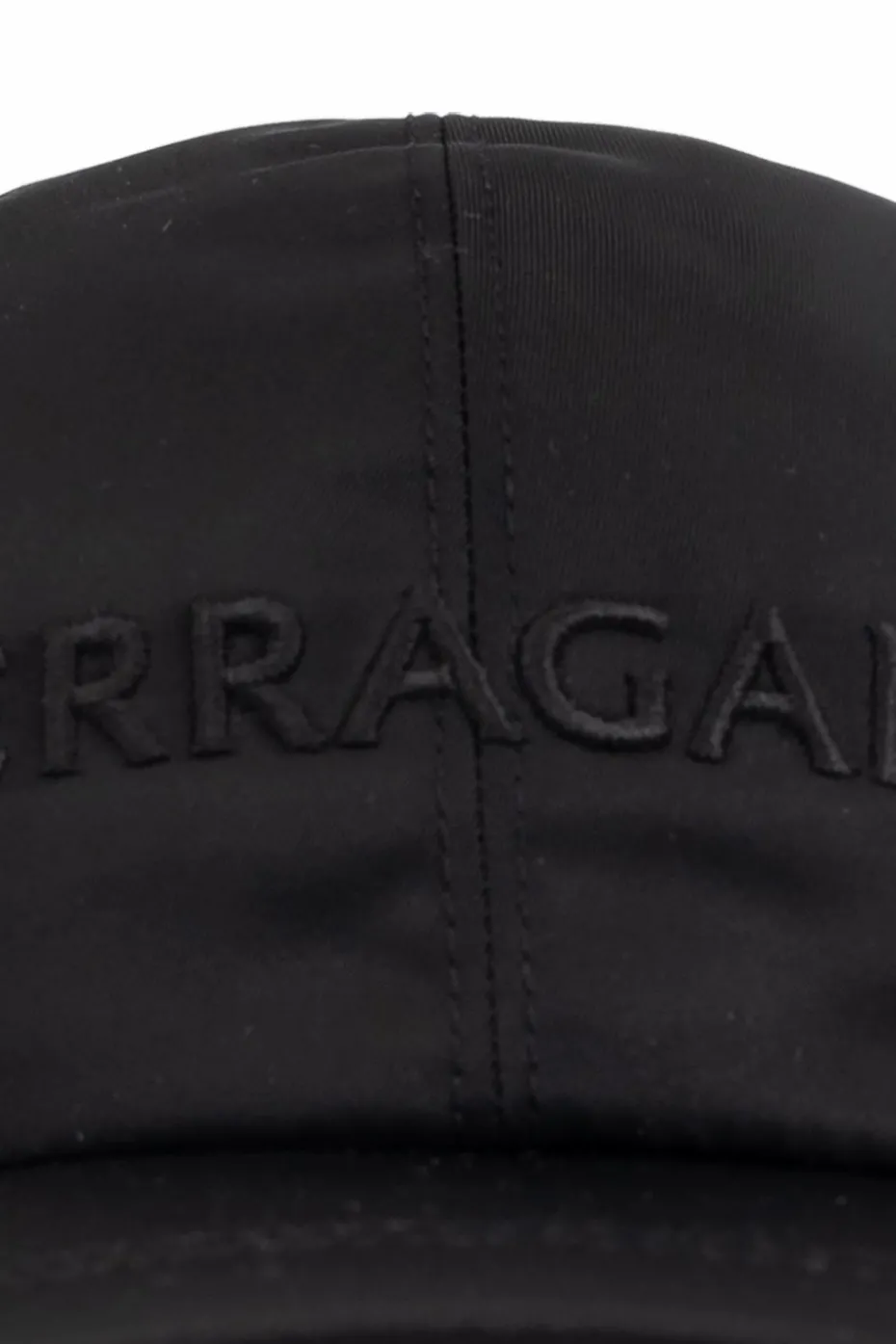 FERRAGAMO BLACK Baseball cap with logo