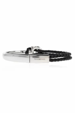 FERRAGAMO BLACK Bracelet with logo