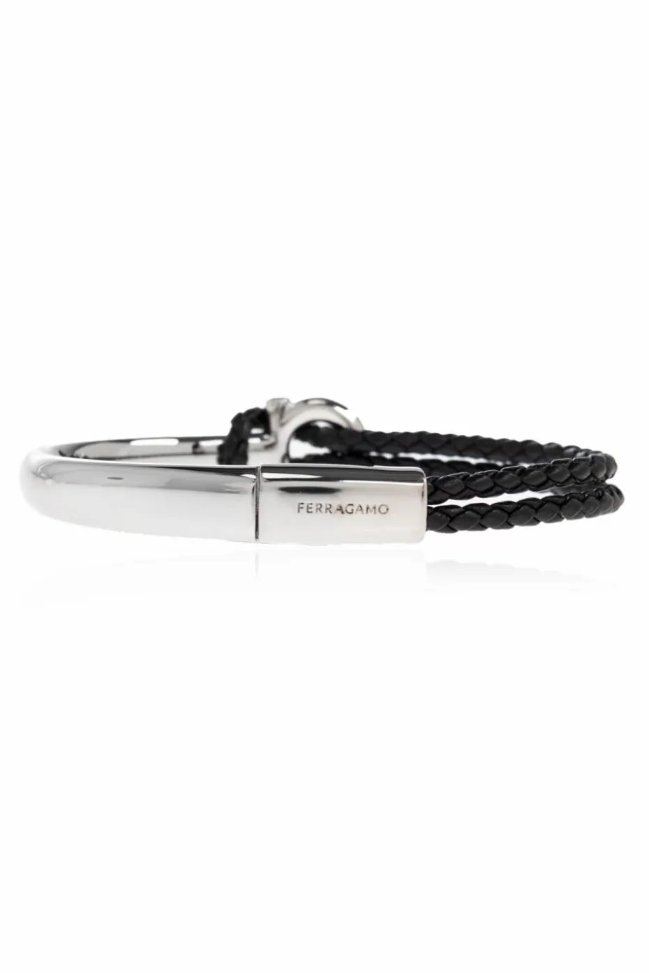 FERRAGAMO BLACK Bracelet with logo