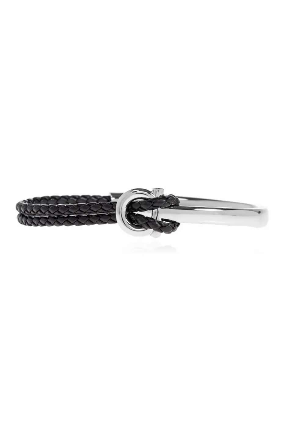 FERRAGAMO BLACK Bracelet with engraved logo