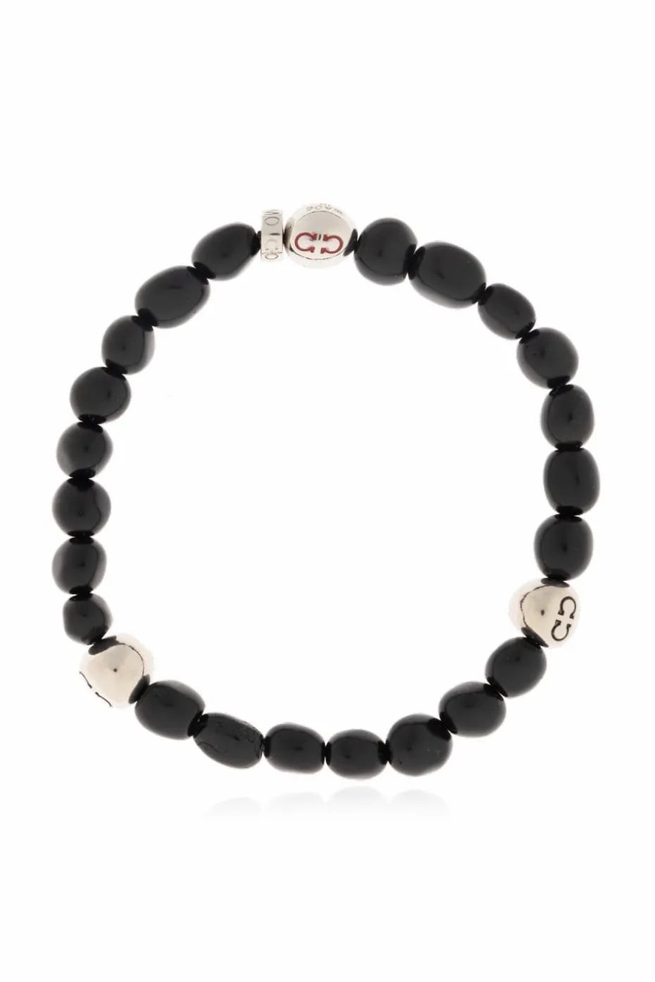 FERRAGAMO BLACK Bracelet with stones